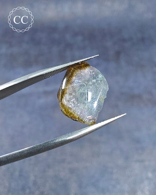 Bi Coloured Tourmaline Cabochon - Siberia #16