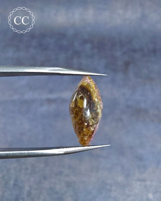 Bi Coloured Tourmaline Cabochon - Siberia #10