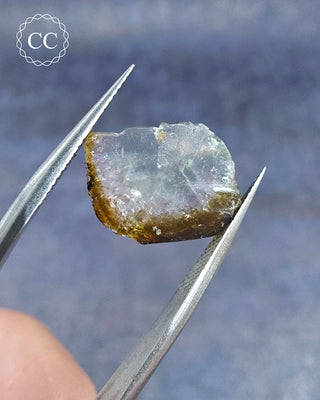 Bi Coloured Tourmaline Cabochon - Siberia #16