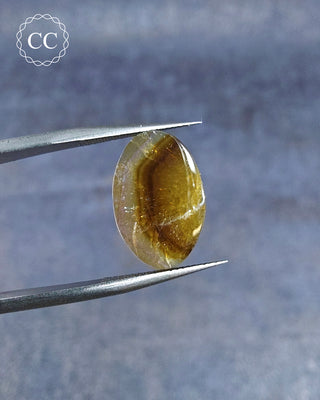 Bi Coloured Tourmaline Cabochon - Siberia #17