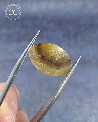 Bi Coloured Tourmaline Cabochon - Siberia #17