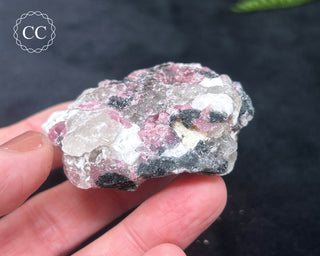 Pink & Black Tourmaline in Quartz #2