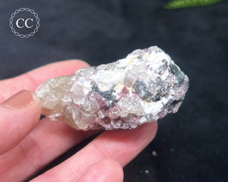 Pink & Black Tourmaline in Quartz #2