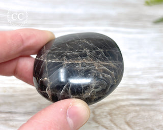 Black Moonstone Chunky Palm Stone #3