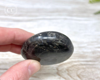 Black Moonstone Chunky Palm Stone #3