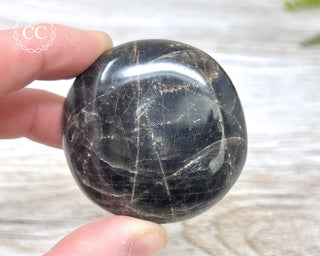 Black Moonstone Chunky Palm Stone #3
