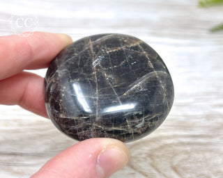 Black Moonstone Chunky Palm Stone #3
