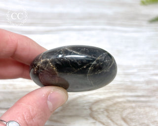 Black Moonstone Chunky Palm Stone #3