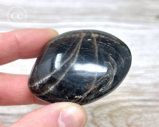 Black Moonstone Chunky Palm Stone #4