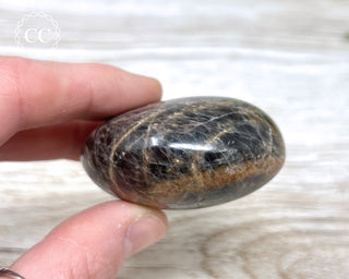 Black Moonstone Chunky Palm Stone #6