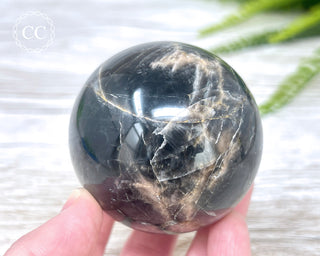 Black Moonstone Sphere #1