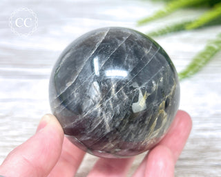 Black Moonstone Sphere #2