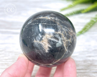 Black Moonstone Sphere #1