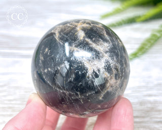 Black Moonstone Sphere #1