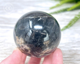 Black Moonstone Sphere #1
