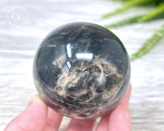 Black Moonstone Sphere #1