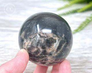 Black Moonstone Sphere #1