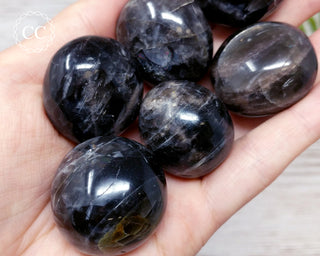 Large Black Moonstone Pebble