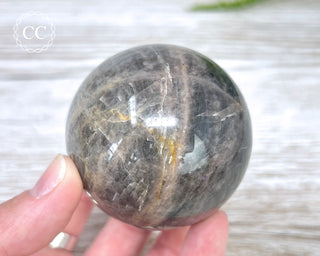 Black Moonstone Sphere #1