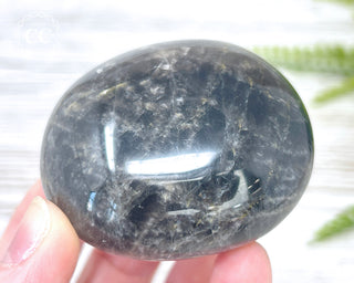 Black Moonstone Chunky Palm Stone #2