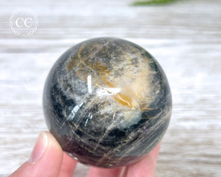 Black Moonstone Sphere #2