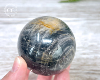 Black Moonstone Sphere #2