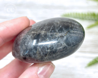 Black Moonstone Chunky Palm Stone #2