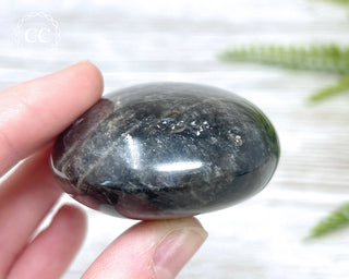 Black Moonstone Chunky Palm Stone #2