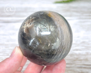 Black Moonstone Sphere #3