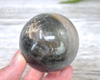 Black Moonstone Sphere #3