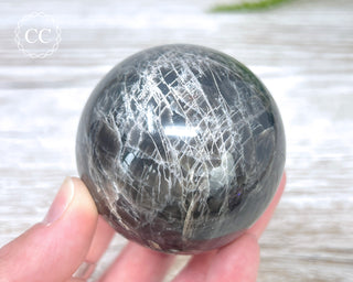 Black Moonstone Sphere #3