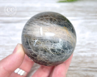 Black Moonstone Sphere #3