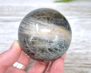 Black Moonstone Sphere #3