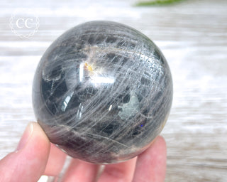 Black Moonstone Sphere #6