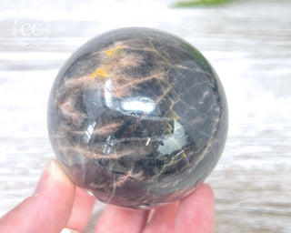 Black Moonstone Sphere #6