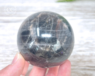 Black Moonstone Sphere #6