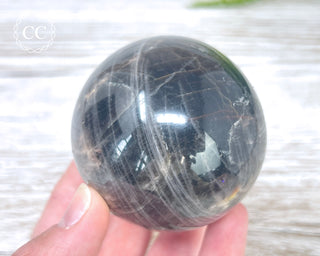 Black Moonstone Sphere #6