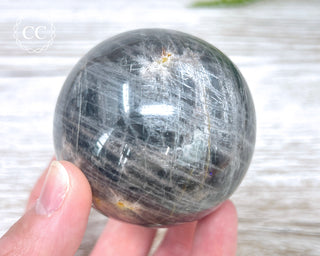 Black Moonstone Sphere #6