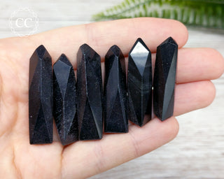 Black Obsidian Mini Flame | Twists in hand