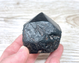 Black Tourmaline Polished Point #2