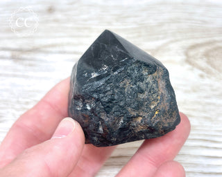 Black Tourmaline Polished Point #2