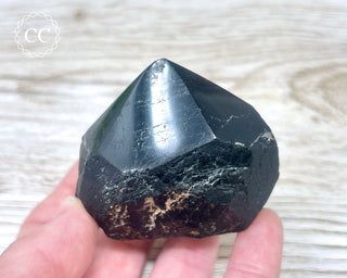 Black Tourmaline Polished Point #1