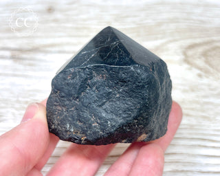 Black Tourmaline Polished Point #2