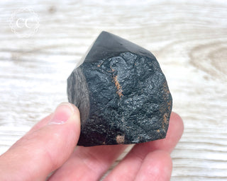 Black Tourmaline Polished Point #2