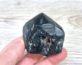 Black Tourmaline Polished Point #3