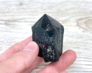Black Tourmaline Polished Point #3