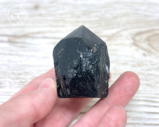 Black Tourmaline Polished Point #3