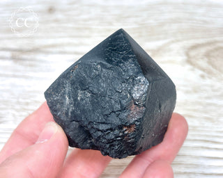 Black Tourmaline Polished Point #4
