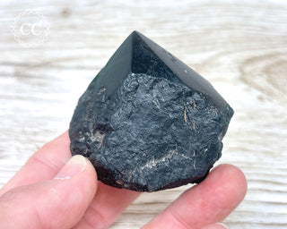 Black Tourmaline Polished Point #4