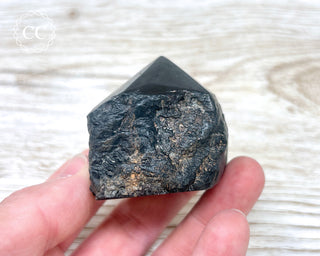 Black Tourmaline Polished Point #5